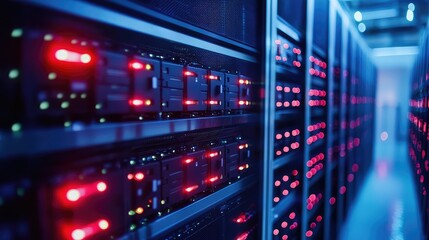 High Capacity Industrial Battery Rack in Data Center