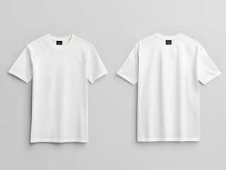 Naklejka premium 14白いTシャツ 前後 Gererated AI