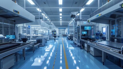 Fototapeta premium Modern Factory Interior