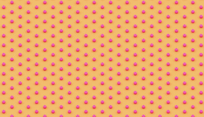 Halloween themed background, 3D art render pink pumpkins pattern in a orange background, small pumpkins