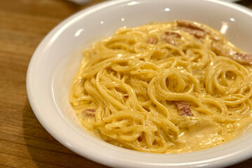 美味しそうなカルボナーラ