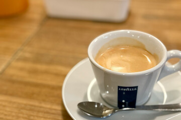 淹れたてのホットコーヒー