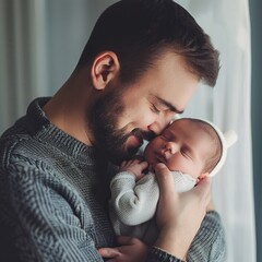 father and child , father's love