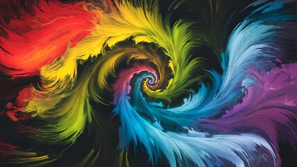 beautiful image concept on technology background with ai power.