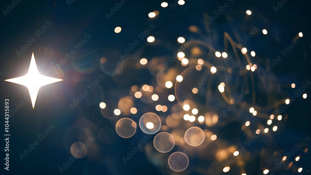 Poster beautiful image concept on technology background with ai power.