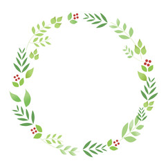 やさしい葉っぱのフレーム