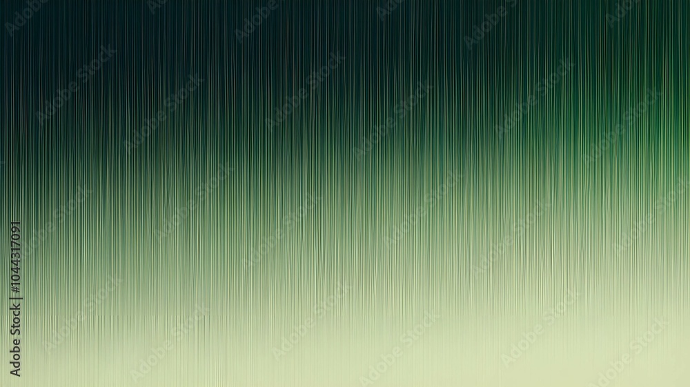 Aufkleber gradient green vertical lines with blurred texture, symbolizing minimalistic nature-inspired abstrac