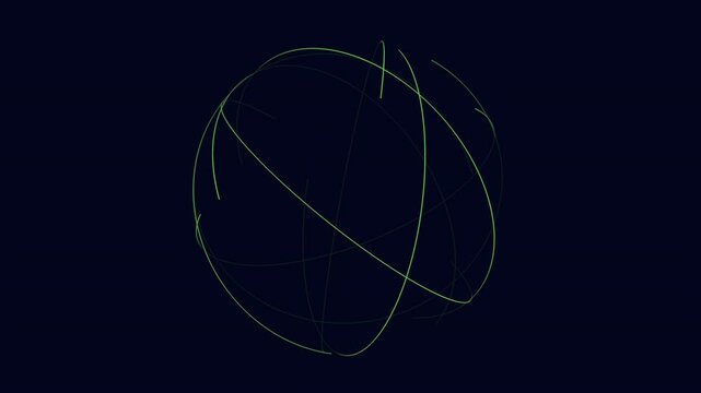 An image of a circle intersected by a line, representing the concept of division or separation. Symbolizes breaking boundaries or dichotomy