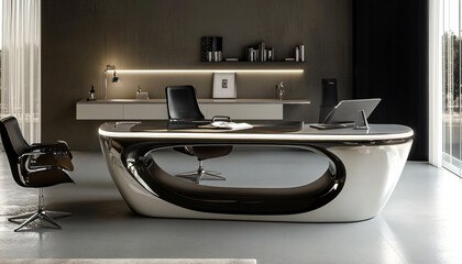 Minimalist and unique interior design in the house