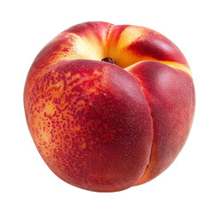 Obraz premium Peach Isolated on a Transparent Background
