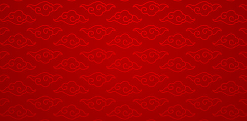 clouds lines illustration dark red patterned ornamental chinese designs backgrounds for patterned fill, webs pages, surface textures, books covers, fabric printing papers, birthday invitations, banner