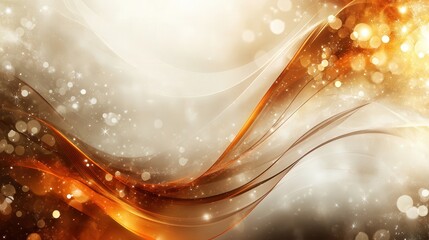 A blurry, wavy orange and white background with a lot of light and dark spots