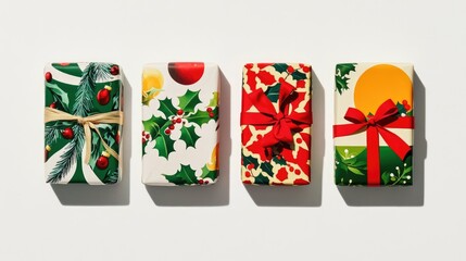 Colorful Wrapped Gifts for a Festive Occasion
