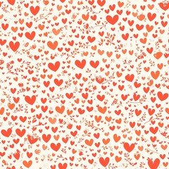 seamless pattern with hearts