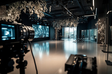 近未来的なスタジオ
