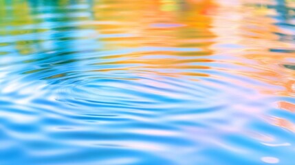 Gentle Ripples on Calm Water Background