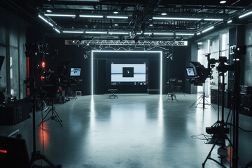 近未来的なスタジオ