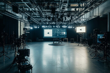 近未来的なスタジオ