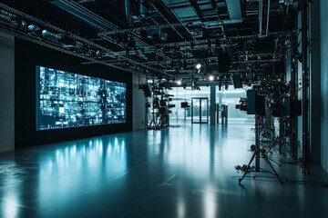 近未来的なスタジオ