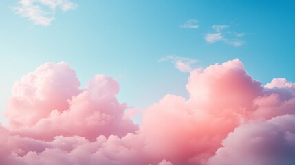 Fototapeta premium Soft Gradient Sky with Diffused Lighting Effects