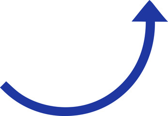 blue and white arrows