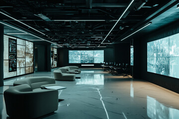 近未来的なスタジオ