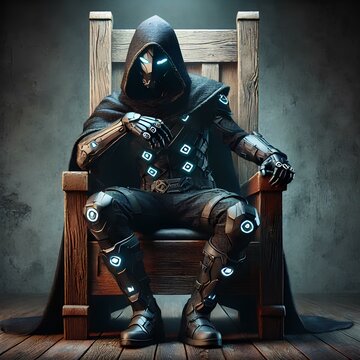 portraid of a cyborg