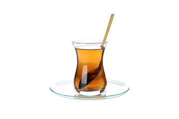 PNG,Turkish tea concept, isolated on white background
