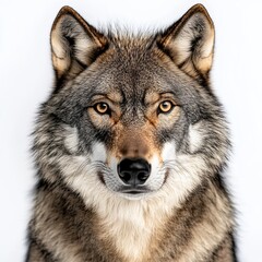 Fototapeta premium wolf isolated on white background