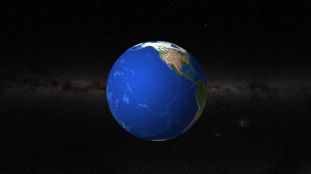 Earth Zoom Animation to Israel
