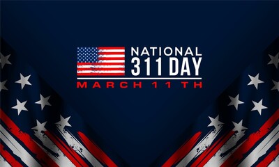 National 311 Day background , March 11 th, offers an annual reminder that 311 is a resource for communities around the country to connect with their city and non-emergency services.