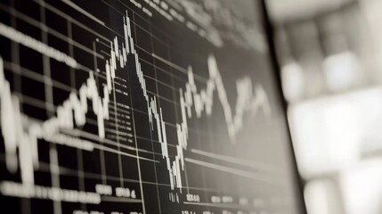 Market Analysis Technology with High Contrast Elements