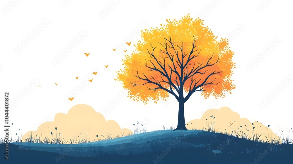 Poster seed growing into a towering tree a symbol of untapped potential and the opportunity for transformat