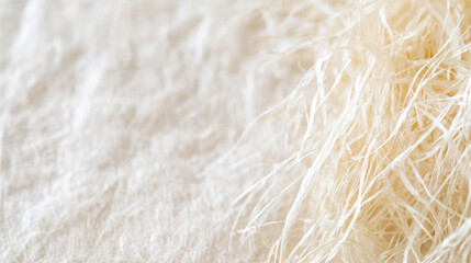 Fototapeta premium Cellulose fibers native lignocellulosic fibers