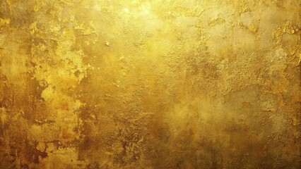 Obraz premium reflected abstract gold background texture with distressed grunge watercolor vintage style and rough stylized concrete texture