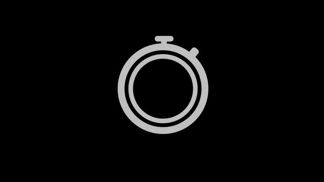 Stopwatch, speed, Logistic, delivery, transportation icon