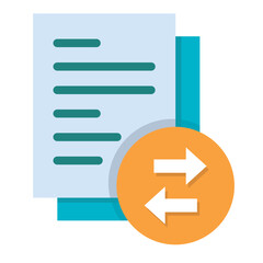 Obraz premium Transfer Icon