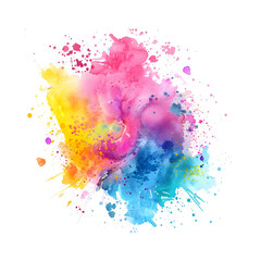 Pastel Alcohol Ink Splash, Pastel watercolor Ink Splash element