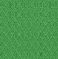 Fototapeta premium wallpaper pattern green textured geometric interlocking diamond lattice seamless surface for interior design, background, print, and branding visuals