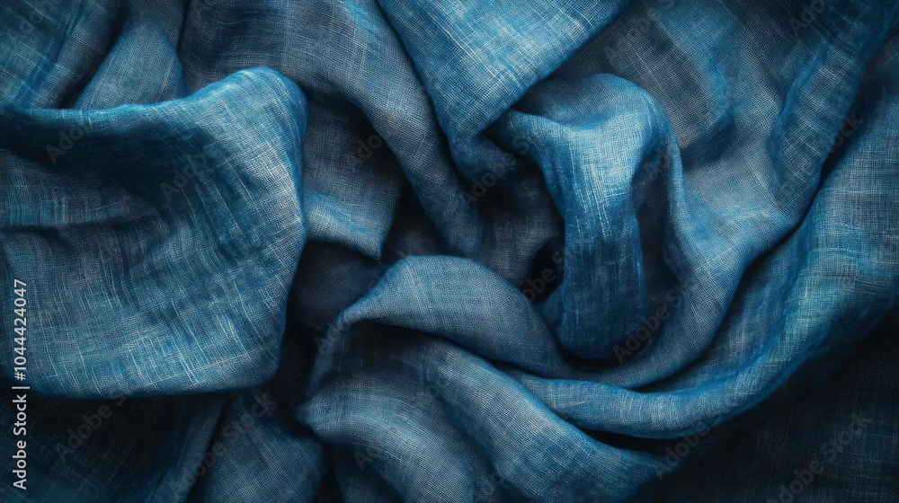 Poster rich textured fabric with soft gradient tones