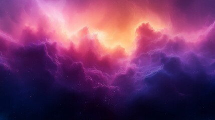 Dark purple blue black abstract grainy background, glowing vibrant colour gradient shape, noise texture poster header banner cover design