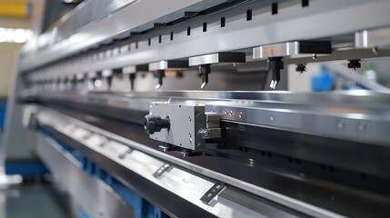 CNC sheet metal bender with laser alignment