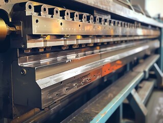 Hydraulic press brake with multiple bending options