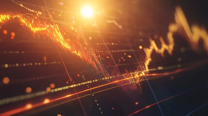 Bright Digital Market Analysis with Clean Lines