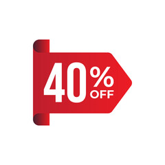 red sale tags displaying discounts. Ideal for promotions or marketing materials during sales events or seasonal offers.