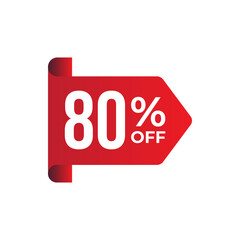 red sale tags displaying discounts. Ideal for promotions or marketing materials during sales events or seasonal offers.