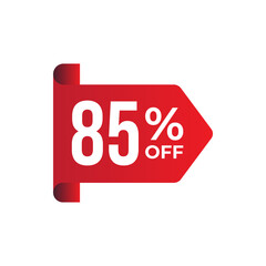 red sale tags displaying discounts. Ideal for promotions or marketing materials during sales events or seasonal offers.