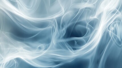 Fototapeta premium An abstract background featuring smoke-like swirls in shades of blue and gray, giving a sense of mystery and elegance, perfect for luxury branding or creative projects
