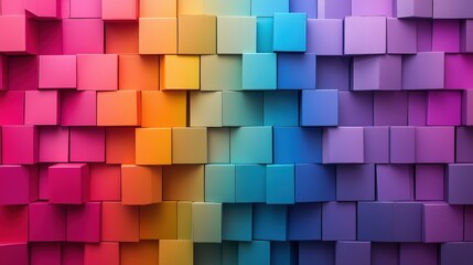 Vibrant Paperboard Cartons in Neon Gradient Style