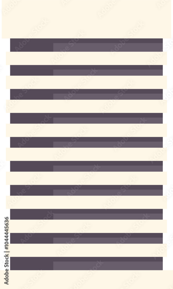 Poster modern office building standing tall with its multiple levels is depicted in a pixel art style
